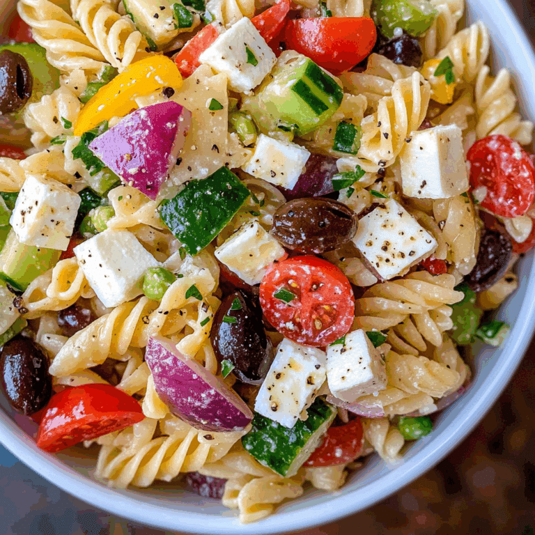 Best Greek Pasta Salad Recipe