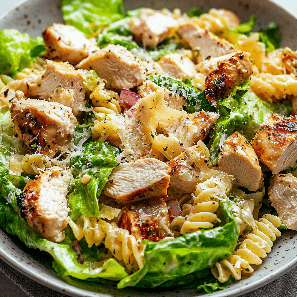 Chicken Caesar Pasta Salad