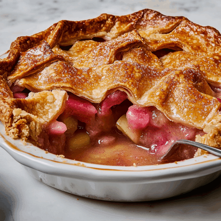 Classic Rhubarb Pie Recipe