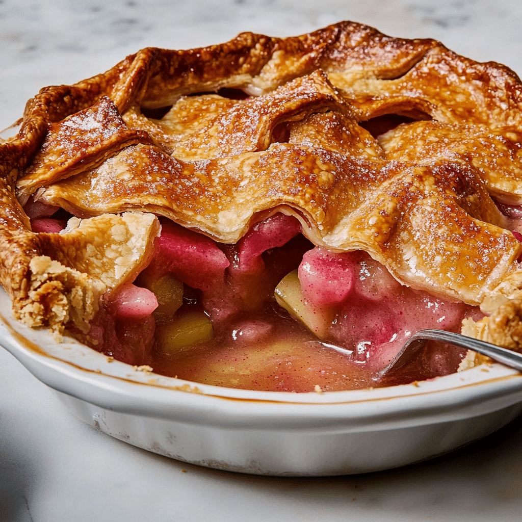 Classic Rhubarb Pie Recipe
