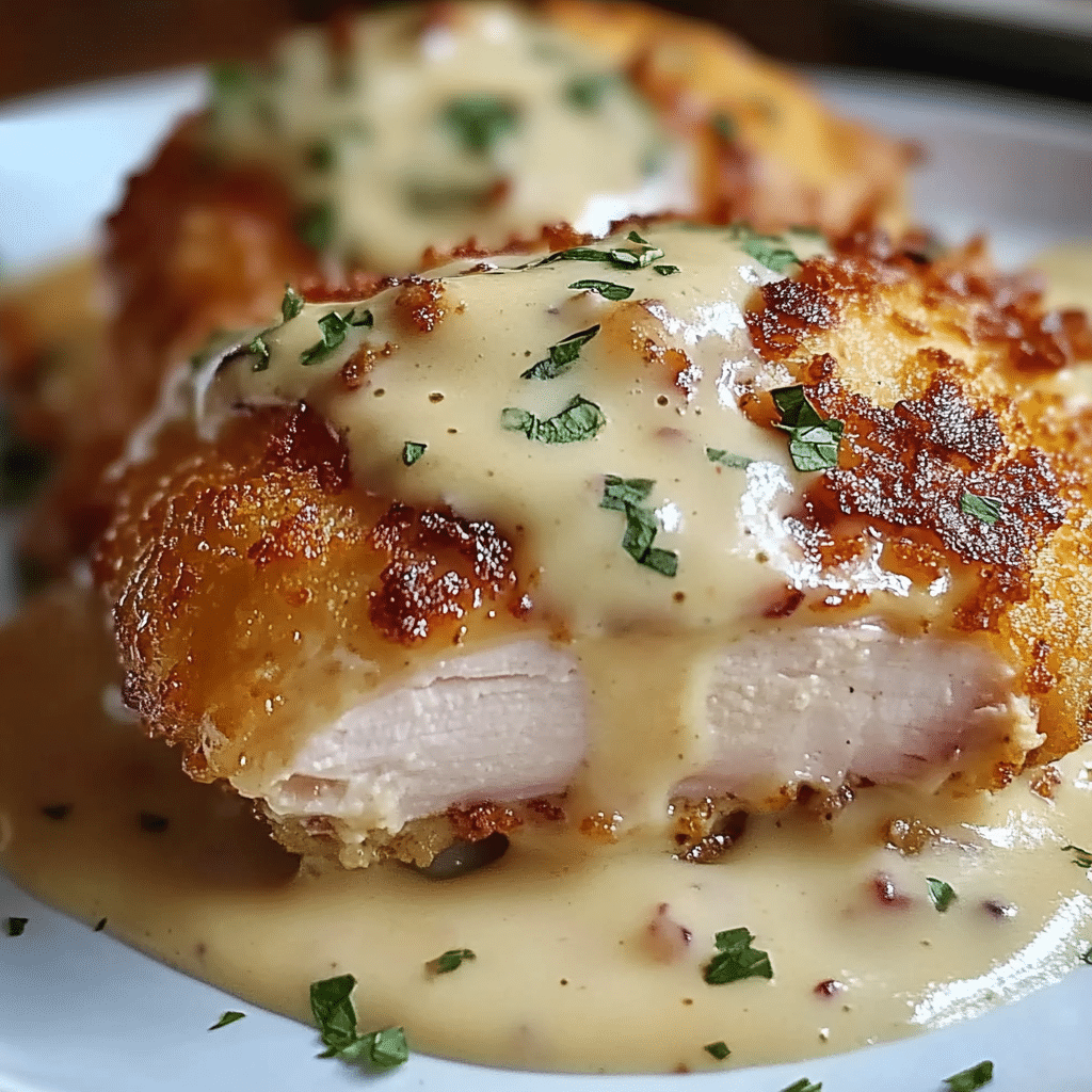 Creamy Chicken Cordon Bleu Recipe