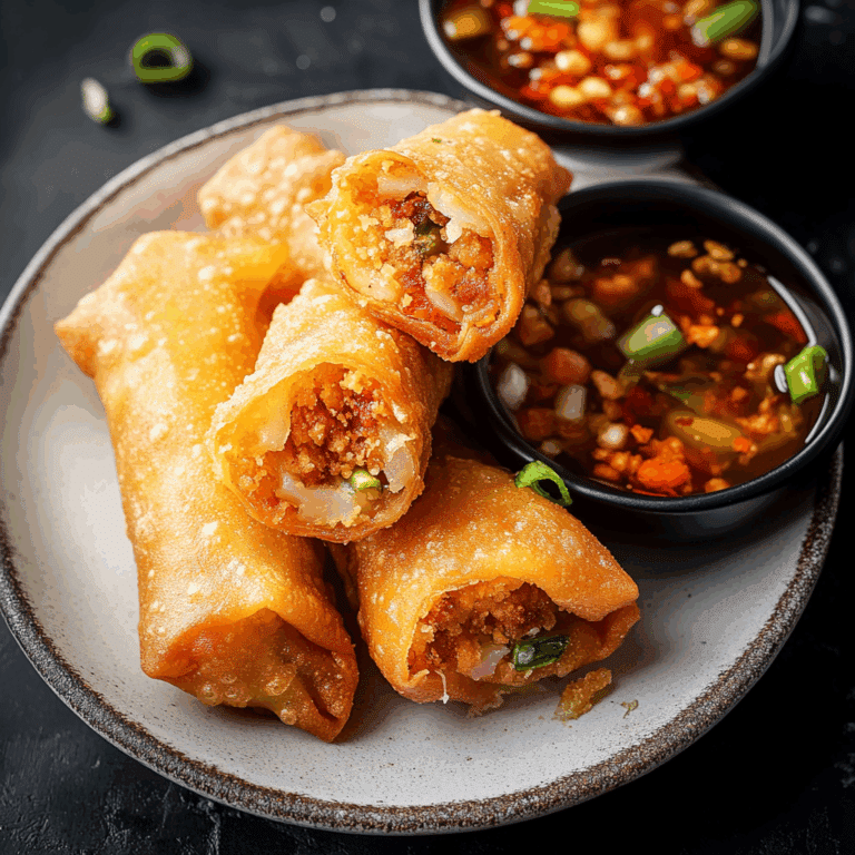 Crispy Easy Chinese Egg Rolls Recipe