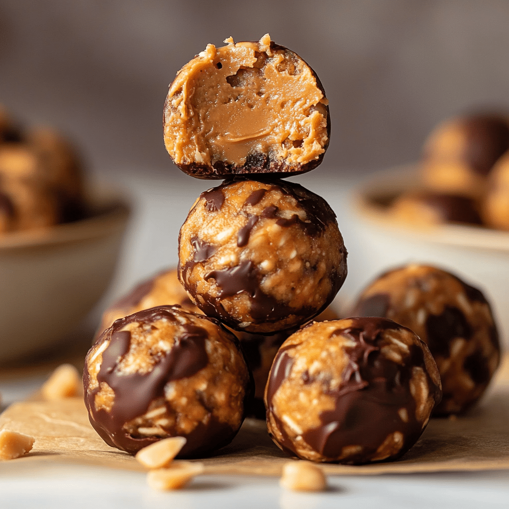 Easy Peanut Butter Energy Balls Recipe