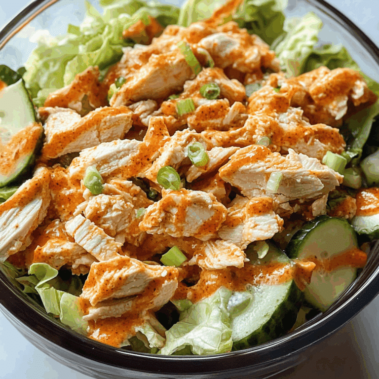 Flavorful High Protein Buffalo Chicken Salad Recipe