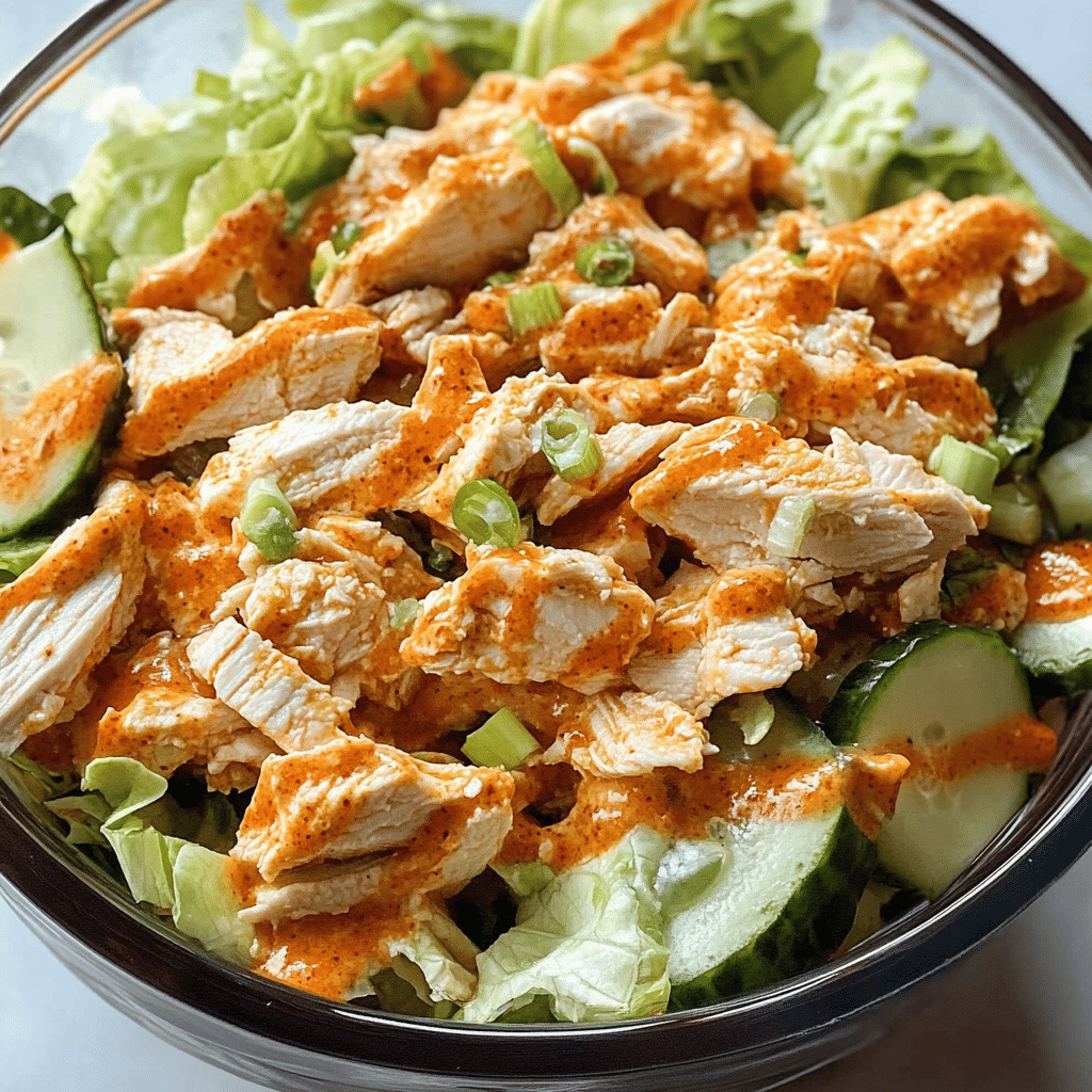 Flavorful High Protein Buffalo Chicken Salad Recipe
