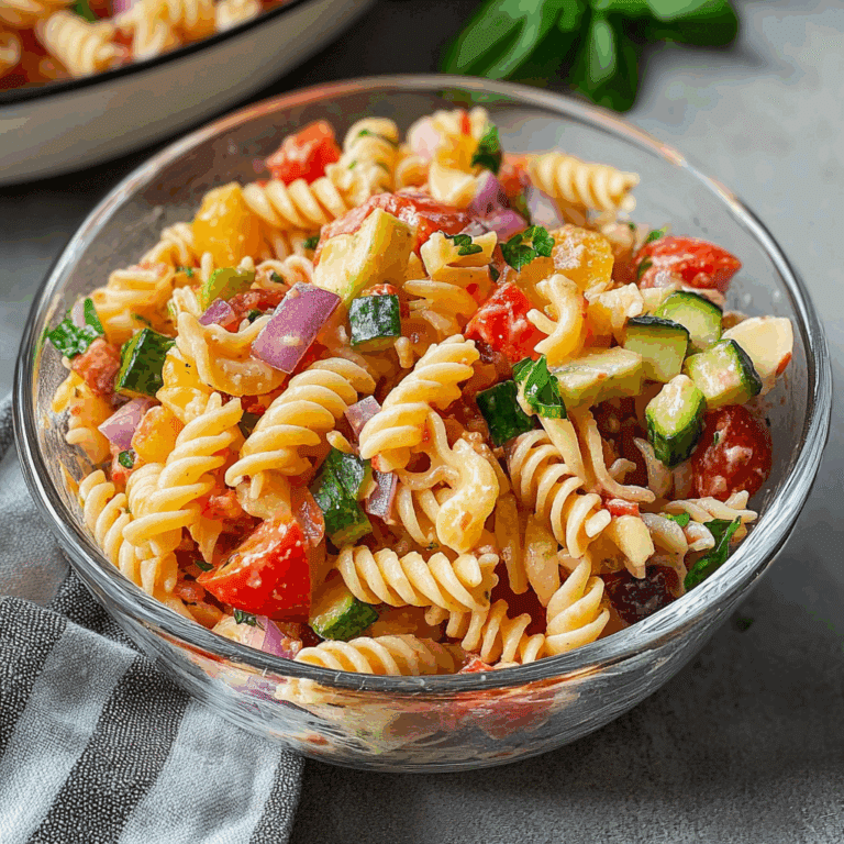 High-Protein Italian Pasta Salad Recipe
