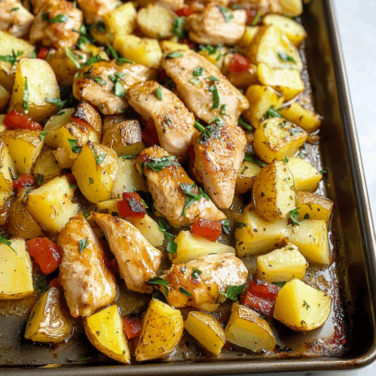 Sheet Pan Chicken and Potatoes