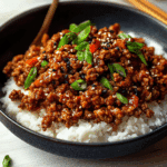 Spicy Korean-Style Ground Turkey Recipe