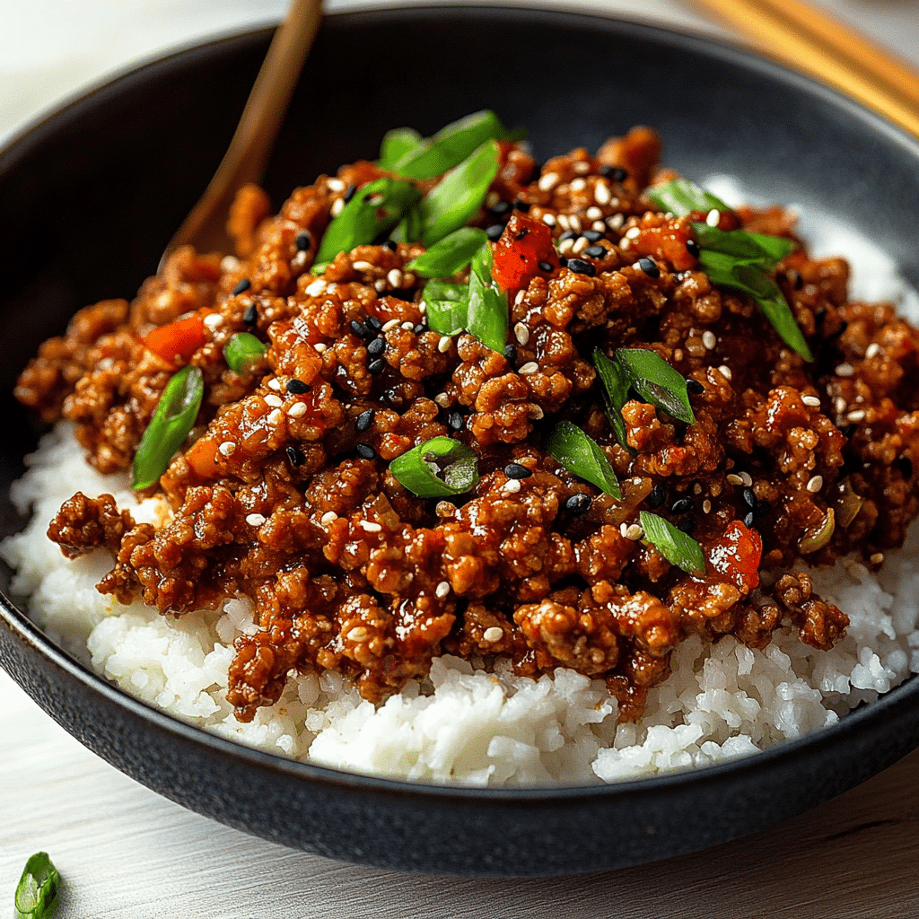 Spicy Korean-Style Ground Turkey Recipe