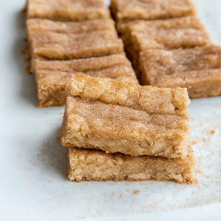 Chewy Snickerdoodle Cookie Bars