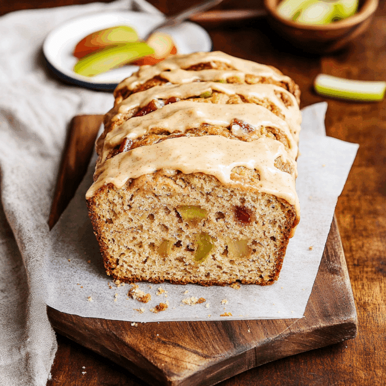 Cinnamon Rhubarb Bread