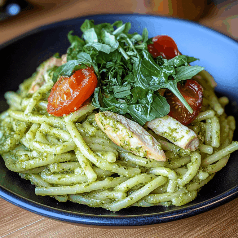 Creamy Chicken Pesto Pasta