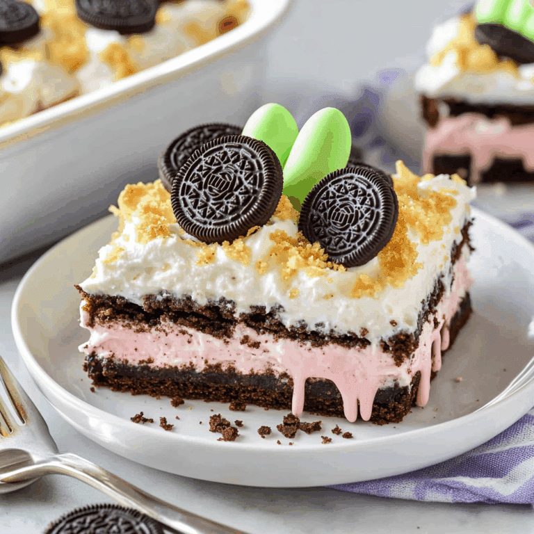 Easter Oreo Cookie Casserole