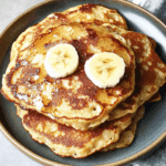 Fluffy Banana Cottage Cheese Pancakes