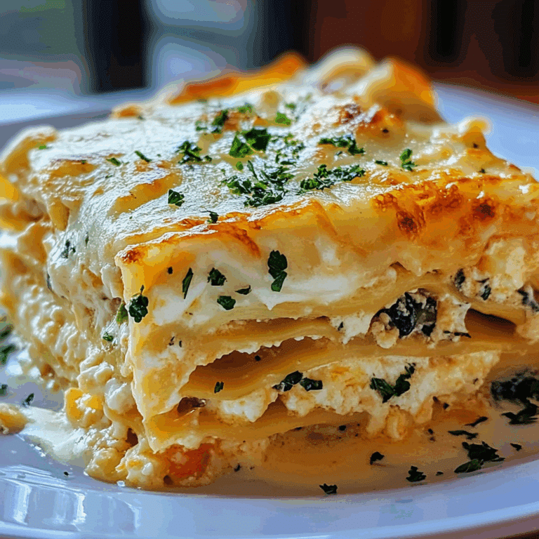 Garlic Butter Shrimp Scampi Lasagna