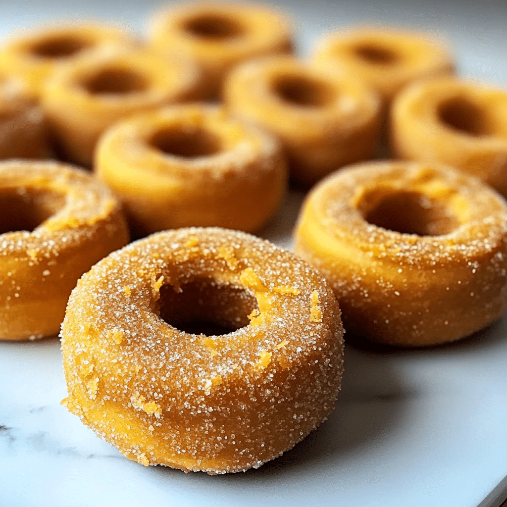Peanut Butter & Pumpkin Pup Donuts