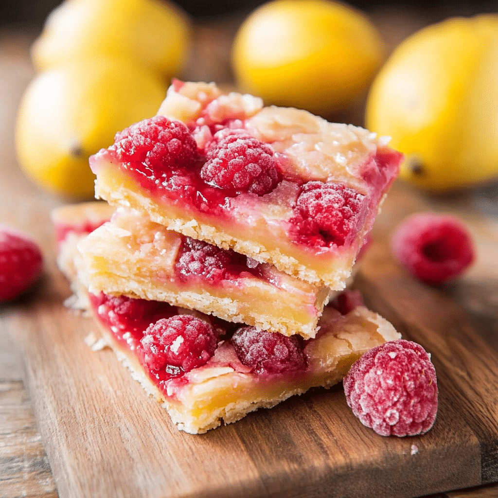 Raspberry Lemon Tart Bars