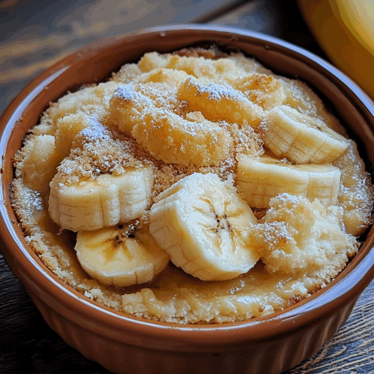 Southern Banana Cobbler