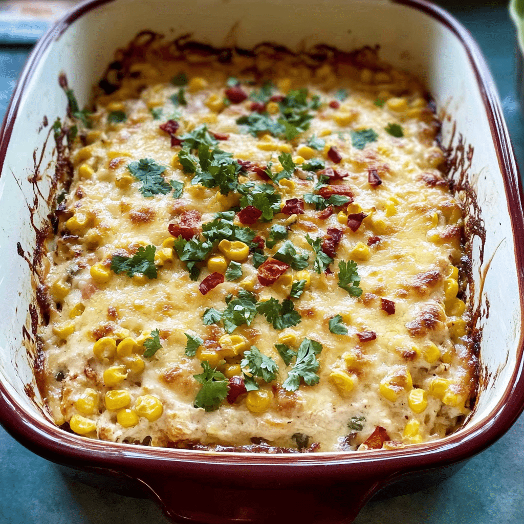 Street Corn Chicken Casserole