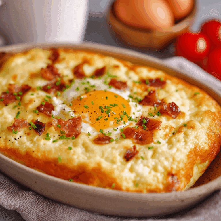 Baked Cottage Cheese Eggs