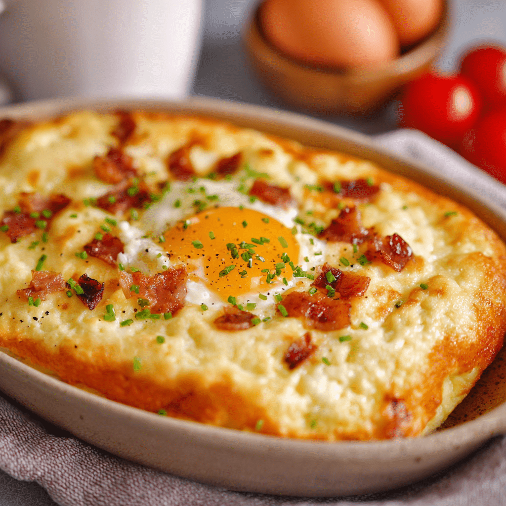 Baked Cottage Cheese Eggs