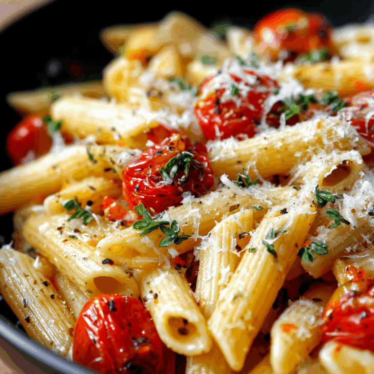 Garlic Butter Tomato Pasta