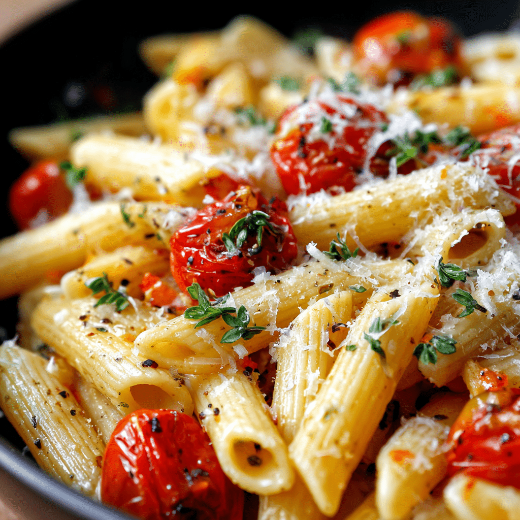 Garlic Butter Tomato Pasta