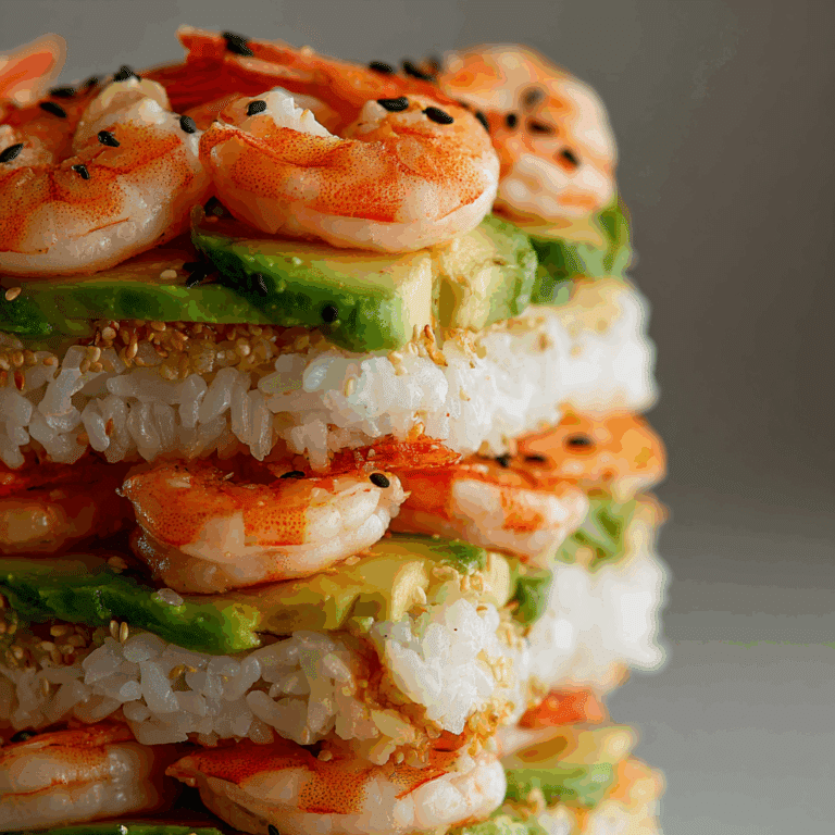 Shrimp Sushi Stack
