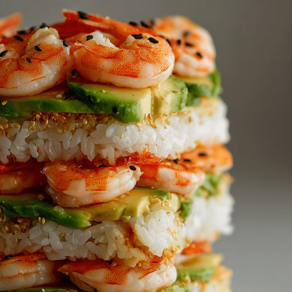 Shrimp Sushi Stack