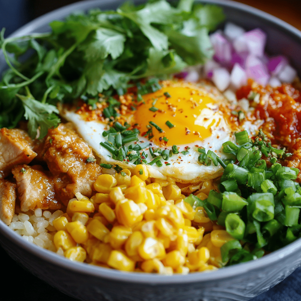 Street Corn Chicken Rice Bowls