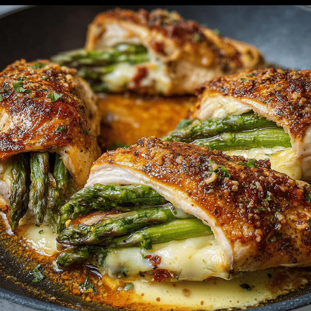 Asparagus Stuffed Chicken Breast