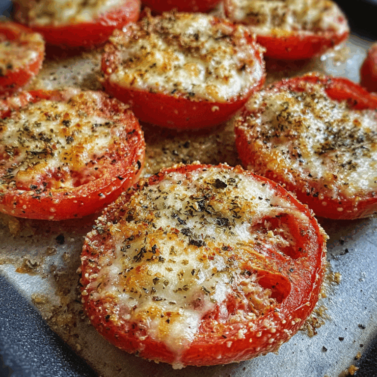 Baked Parmesan Tomatoes