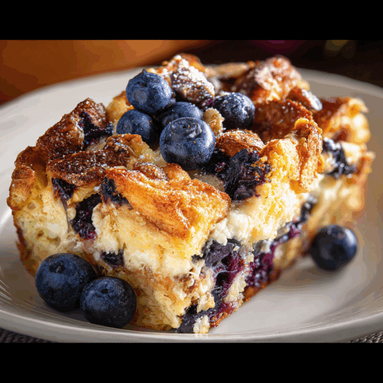 Blueberry Maple Breakfast Casserole