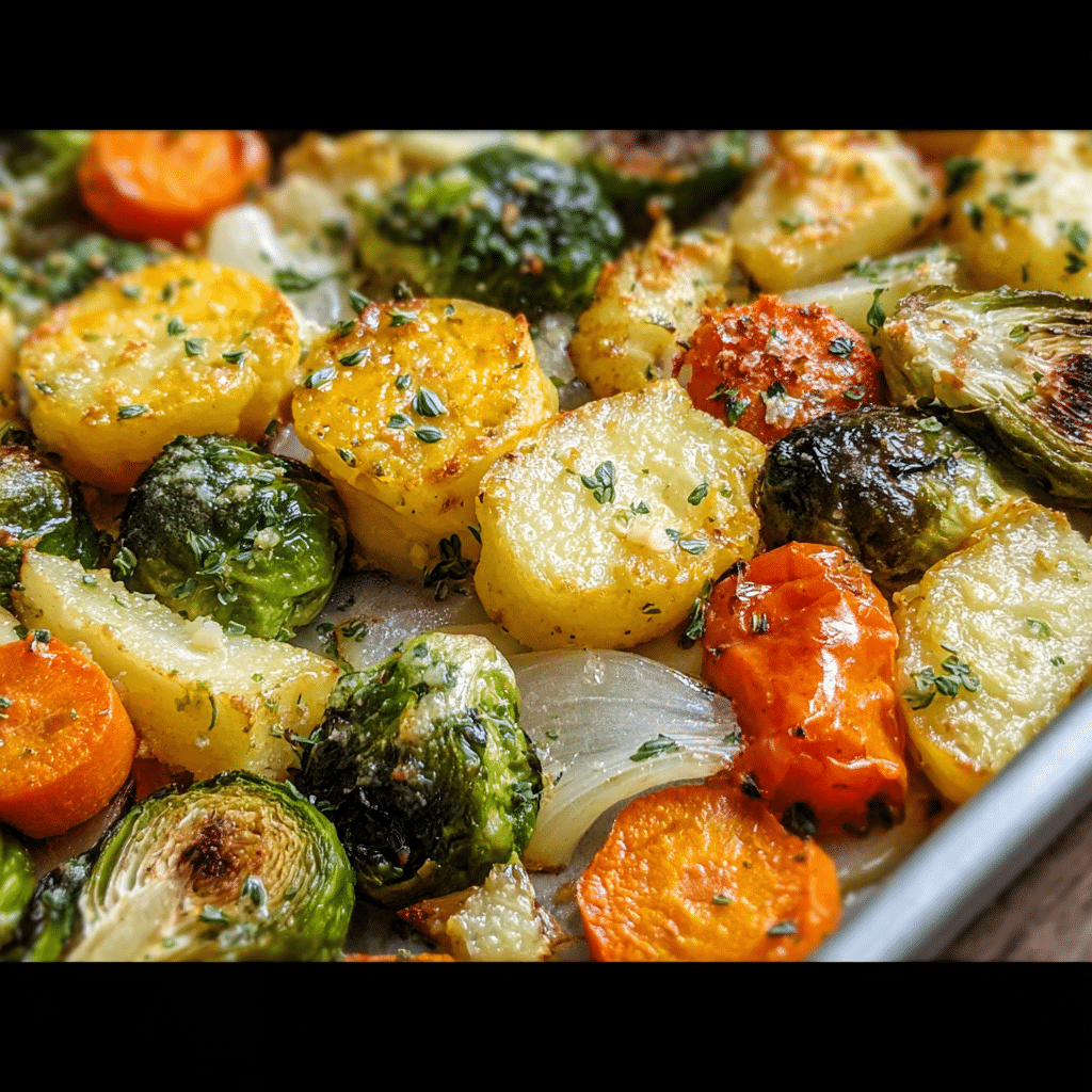 Cheesy Normandy Blend Roasted Vegetables
