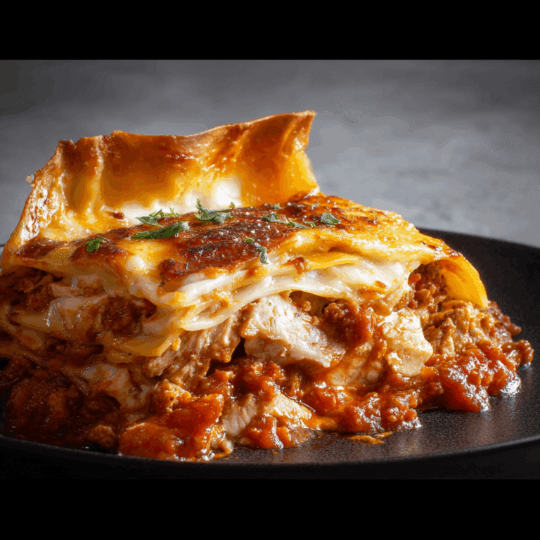Chicken Lasagna with Rich Ragu