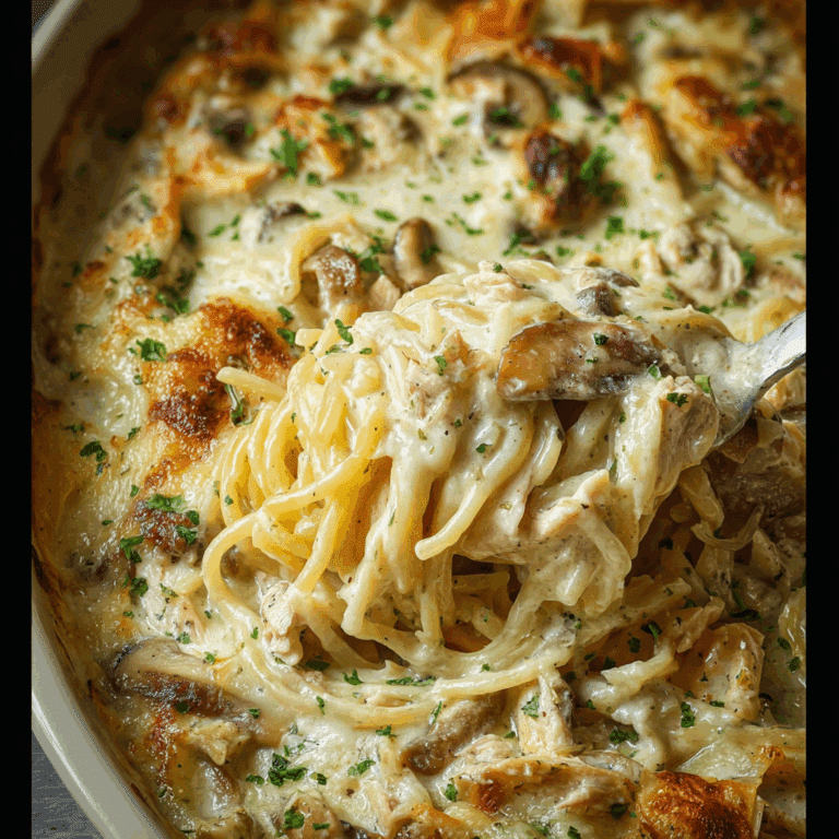 Chicken Tetrazzini Casserole