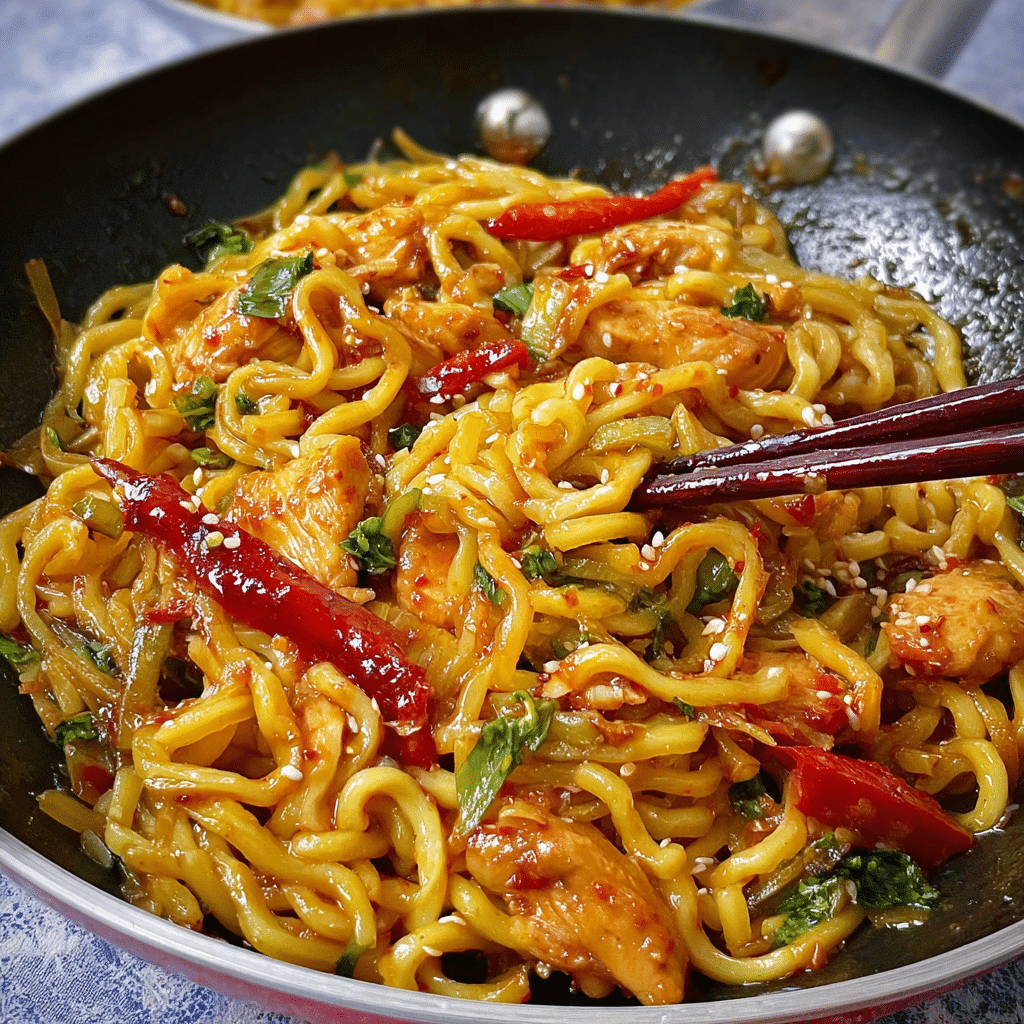 Chili Chicken Noodles