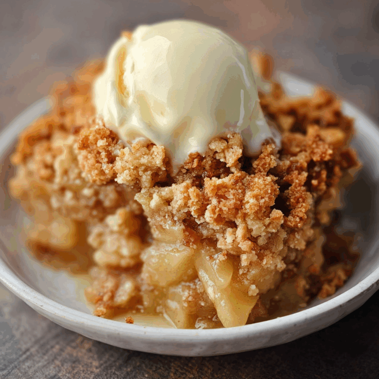 Classic Apple Crumble