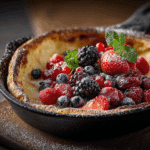 Dutch Baby Pancake with Berries