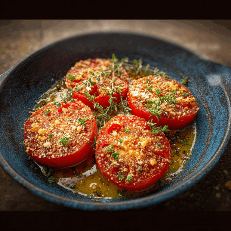 Garlic Fried Tomatoes