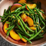 Green Bean & Peach Salad