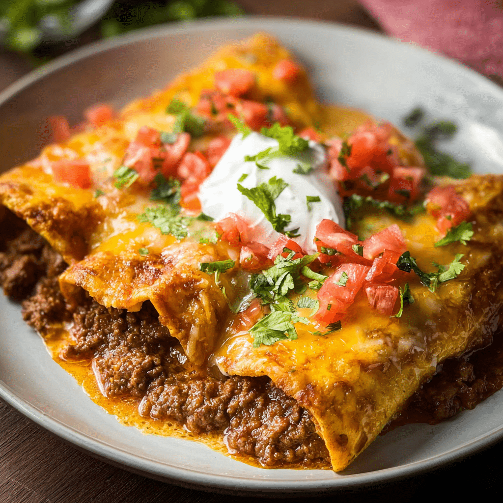 Ground Beef Enchiladas