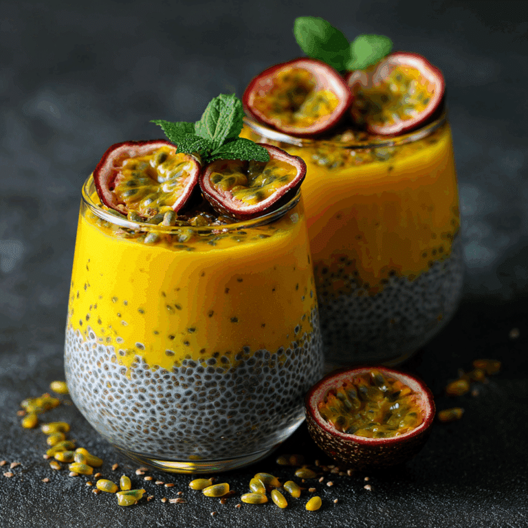 Mango Passionfruit Chia Pudding