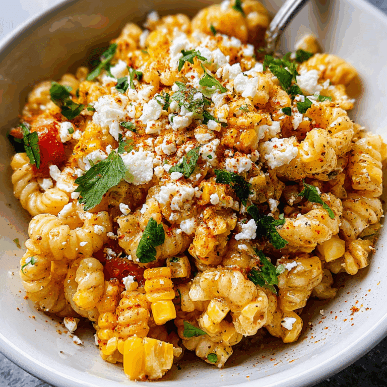 Mexican Street Corn Pasta Salad