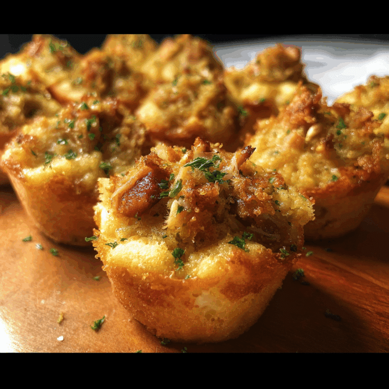 Mini Cornbread Crab Muffins