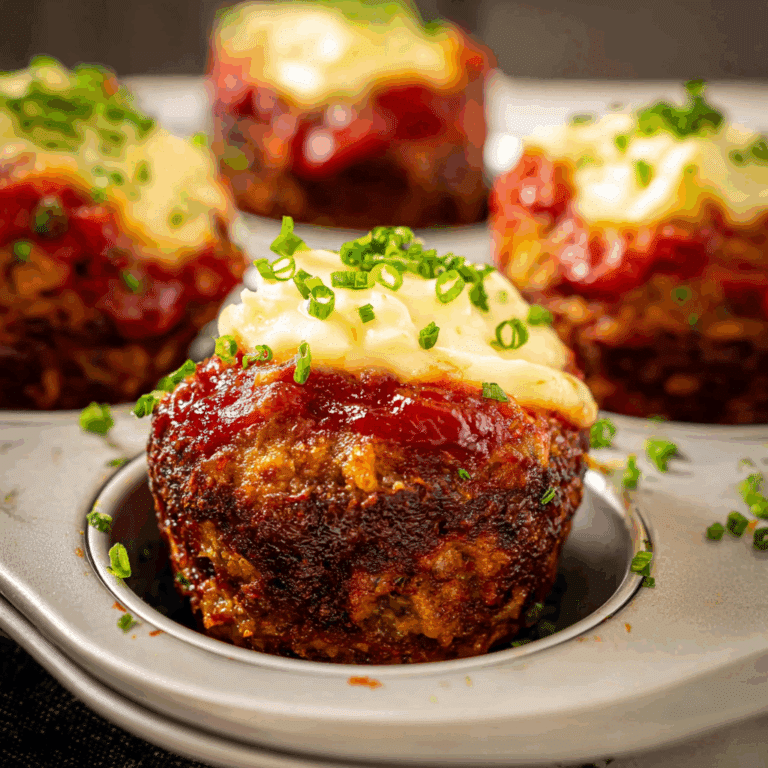 Mini Meatloaves in a Muffin Tin
