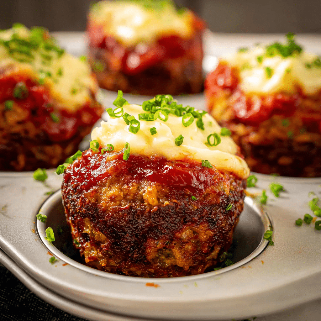 Mini Meatloaves in a Muffin Tin