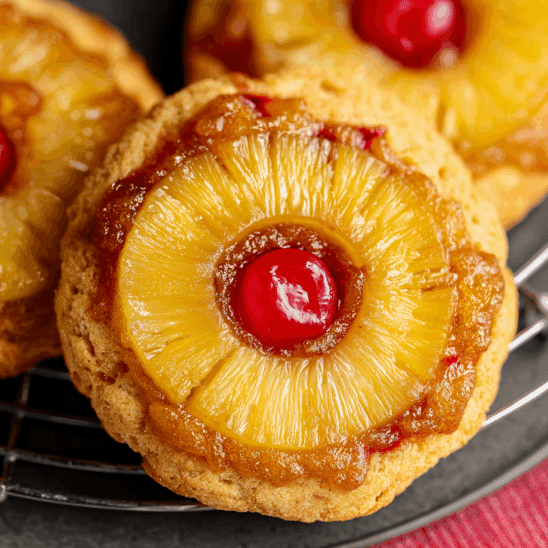 Pineapple Upside Down Cookies