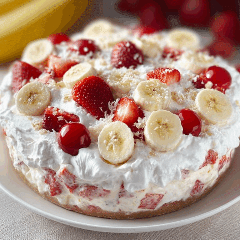 Strawberry Banana Cheesecake Salad