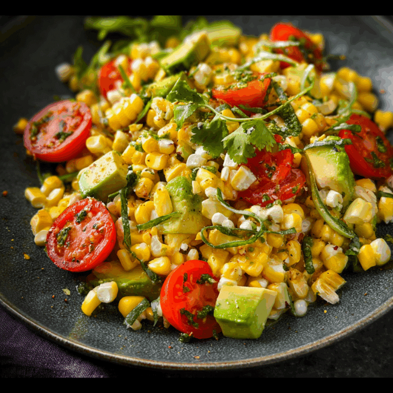 Summer Corn Salad with Fresh Herbs & Avocado